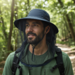 Chapeau anti-UV avec moustiquaire intégrée – Image 9