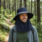 Chapeau anti-UV avec protection visage et nuque – Image 5