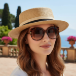 Chapeau de paille élégant style canotier – Image 10