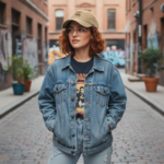 Casquette camel en coton – style vintage unisexe – Image 11