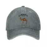 Casquette camel en coton – style vintage unisexe – Image 4