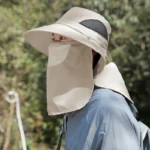 Chapeau anti-UV avec protection visage et nuque – Image 3