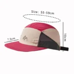 Casquette sport multicolore respirante unisexe – Image 2