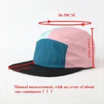 Casquette patchwork multicolore unisexe style outdoor – Image 2