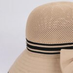 Chapeau de soleil protection UV avec nœud – Image 8