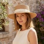 Chapeau de paille de canotier pour femme chic et décontracté – Image 6