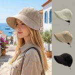 Casquette pour femme en coton avec protection UV – Image 4