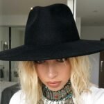 Chapeau Fedora en feutre de laine pour femme – Image 11