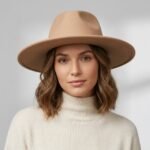 Chapeau Fedora en feutre de laine pour femme – Image 5