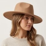 Chapeau Fedora en feutre de laine pour femme – Image 6