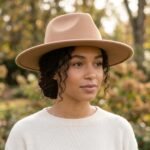 Chapeau Fedora en feutre de laine pour femme – Image 7
