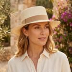 Chapeau de paille style canotier élégant pour femme – Image 5