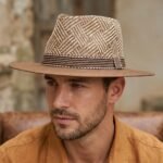 Chapeau de soleil style Panama pour homme