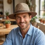 Chapeau de soleil style Panama pour homme – Image 7