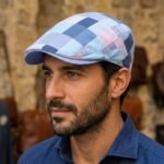 Casquette Plate Légère à Carreaux Pastel Style Irlandais pour Homme et Femme – Image 3