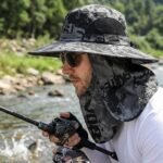 Chapeau saharien intégral anti-UV avec protège-cou et masque – Image 9