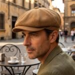 Casquette Gavroche en Coton Style Béret Rétro