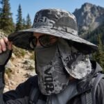 Chapeau saharien intégral anti-UV avec protège-cou et masque – Image 2