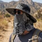 Chapeau saharien intégral anti-UV avec protège-cou et masque