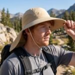 Chapeau de randonnée saharien avec protège-nuque