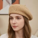 Béret d'été ajouré pour femme