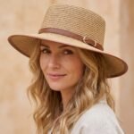 Chapeau de paille respirant avec ceinture décorative – Image 5