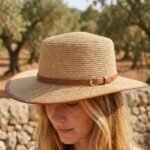 Chapeau de paille respirant avec ceinture décorative – Image 4