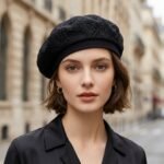 Béret octogonal en dentelle pour femme – Image 3