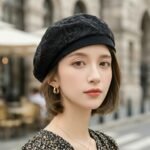 Béret octogonal en dentelle pour femme – Image 2