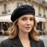 Béret octogonal en dentelle pour femme – Image 5