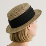 Chapeau de paille tressée décontracté pour femme – Image 7
