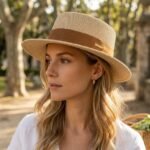 Chapeau de paille pour femme à calotte plate – Image 8