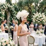 Chapeau de Mariage Fascinator Bibi en Maille et Plumes avec Serre-Tête Amovible – Image 9