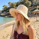 Chapeau de soleil pliable à large bord en coton – Image 5