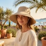 Chapeau de sortie large bord pour femme