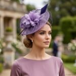 Chapeau fascinateur de mariage vintage pour femme – Image 6