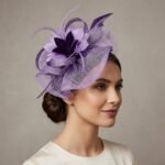Chapeau fascinateur de mariage vintage pour femme – Image 7