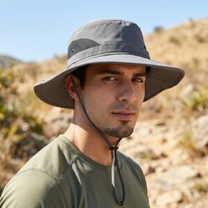 Chapeau anti UV avec maille respirante