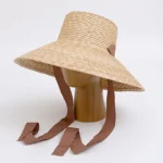 Chapeau de Paille Femme Grand Bord 13cm à ruban – Image 2