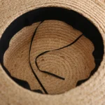Chapeau de paille élégant avec nœud pour femme – Image 10