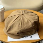 Casquette Gavroche en Coton Style Béret Rétro – Image 4