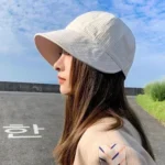 Casquette pour femme en coton avec protection UV – Image 3