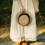 Chapeau de paille tressée décontracté pour femme – Image 6