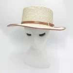 Chapeau de paille respirant avec ceinture décorative – Image 7