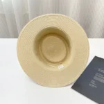 Chapeau de paille de canotier pour femme chic et décontracté – Image 9