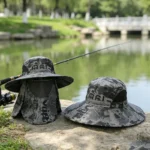 Chapeau saharien intégral anti-UV avec protège-cou et masque – Image 8