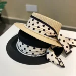 Capeline élégante avec ruban à pois – Image 6