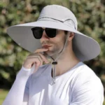 Chapeau de randonnée Anti-UV à Grand Bord 15cm