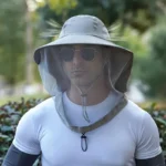 Chapeau de Randonnée Anti-UV avec Moustiquaire Intégrée – Image 3