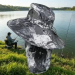 Chapeau saharien intégral anti-UV avec protège-cou et masque – Image 4